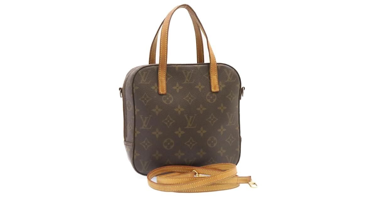 Louis Vuitton Monogram Spontini 2Way Shoulder Bag Hand Bag LV Auth