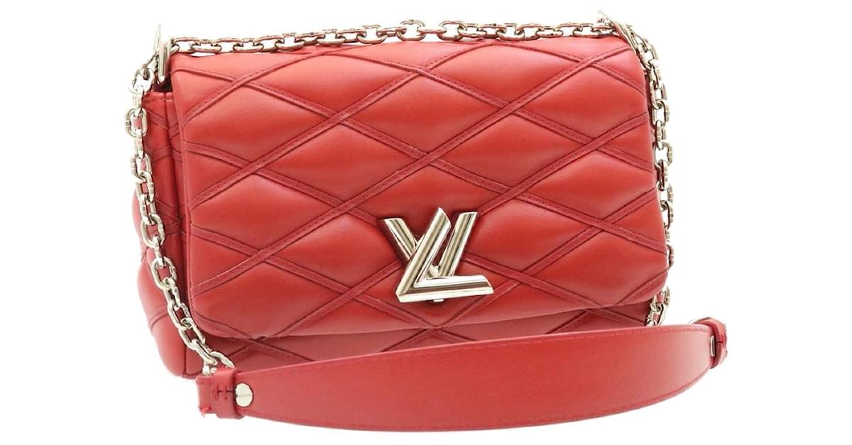 LOUIS VUITTON Martage GO-14MINI Chain Shoulder Bag Red M51000 LV Auth  25727A