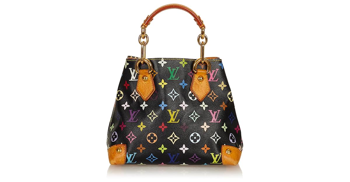 Louis Vuitton Monogram Multicolore Audra - Black Handle Bags