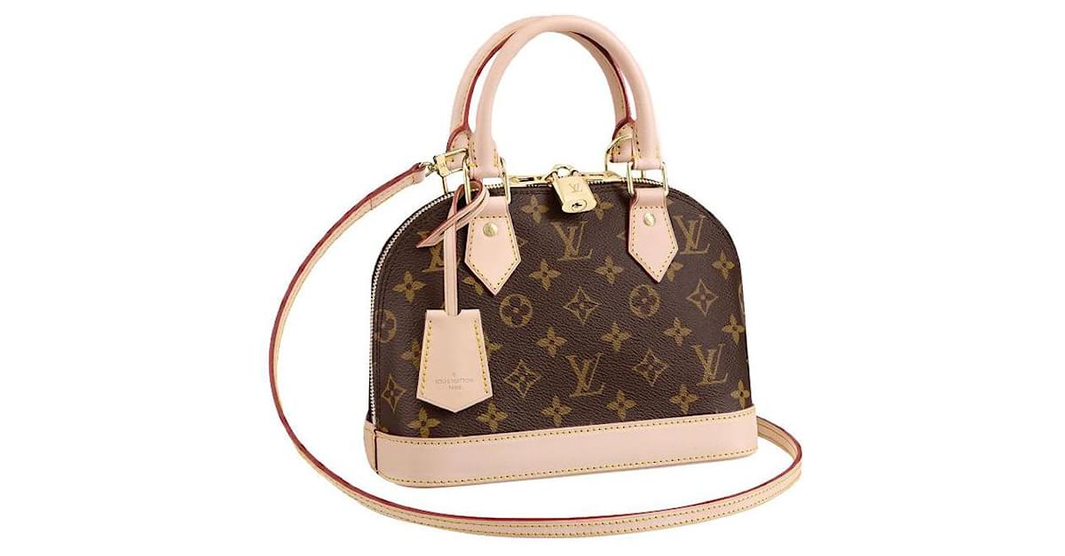 Louis Vuitton LV Alma PM damier ebene new Brown Leather ref.522930 - Joli  Closet