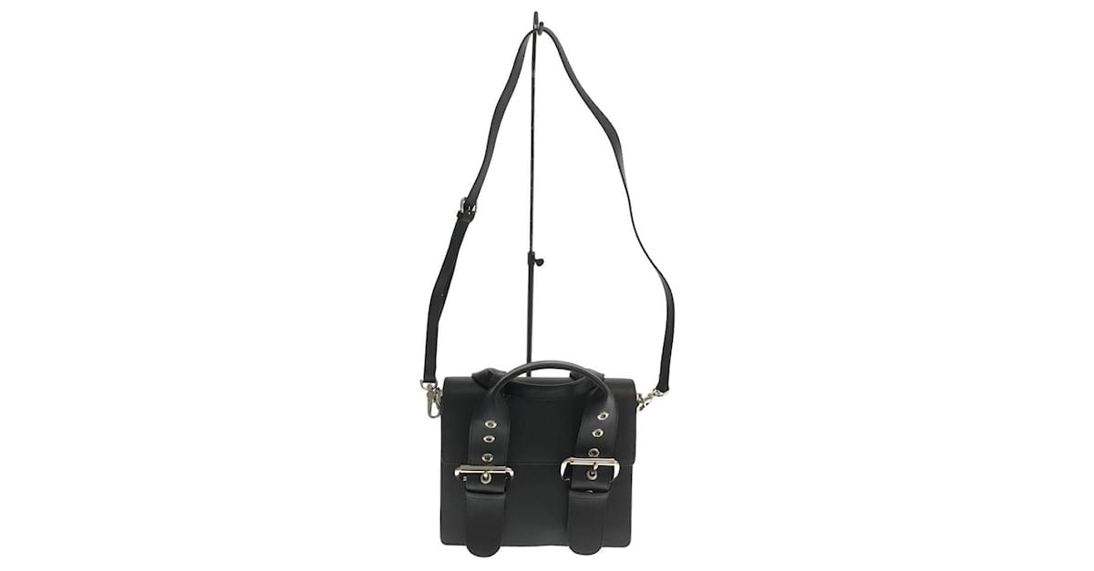 Vivienne Westwood Shoulder bag / leather / BLK / plain / alex