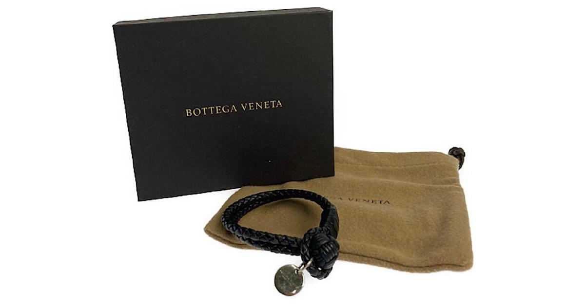 BOTTEGAVENETA bracelet Intrecciato leather Red mens Used – JP