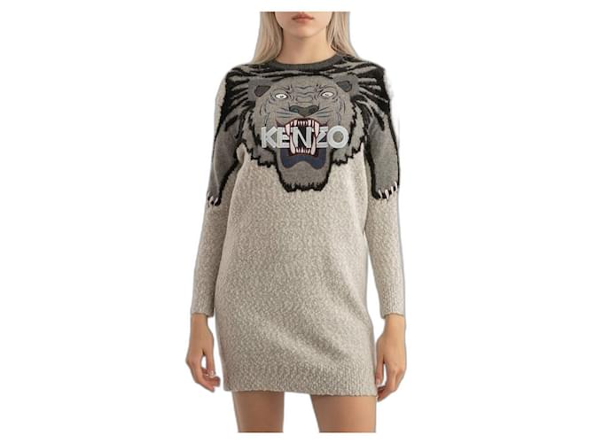 kenzo grey dress Secondhand KENZO Dresses