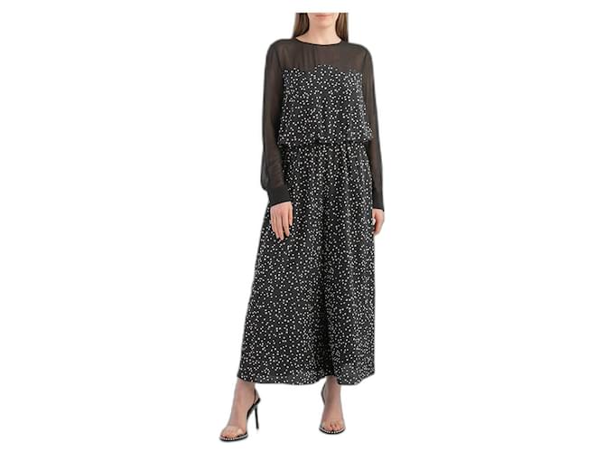 Robe Moschino Noire Taille 36 Débardeur - Occasion Très Bon état - Longueur Genou