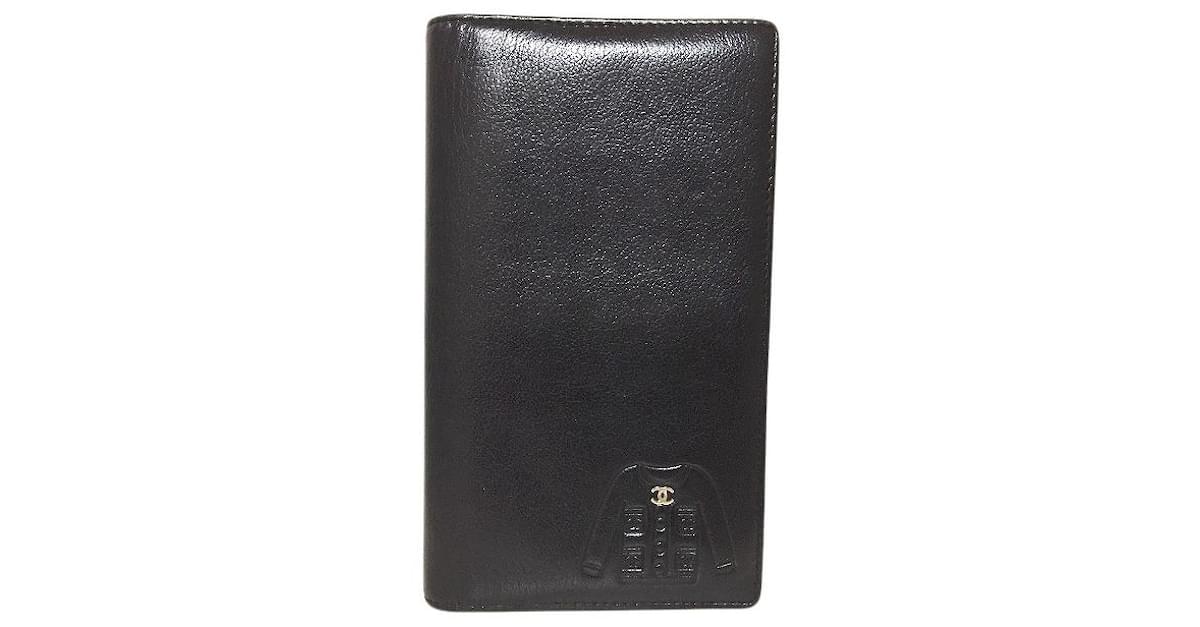 Chanel wallet Black Leather ref.436946 - Joli Closet