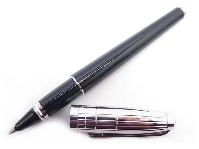 Stylo Bille S.T. Dupont Olympio Midnight – Laque De Chine Noir Et Palladium – Neuf De Stock