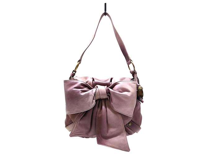 YSL Sac Bow Big Libon Shoulder Bag Y2K Authentic YSL Sac Y Bow