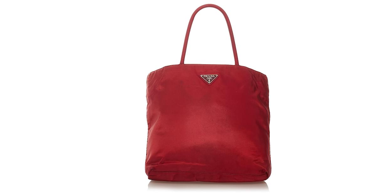 Tessuto cloth crossbody bag Prada Red in Cloth - 30514739