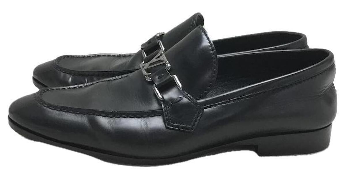LOUIS VUITTON Major line loafers (calf leather) / UK7 / BLK