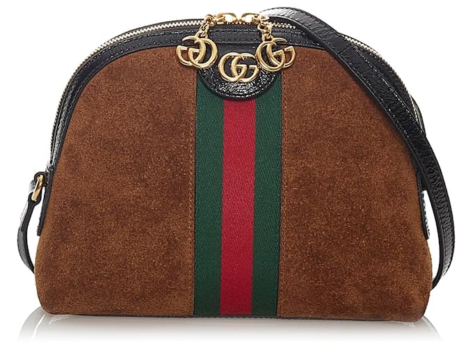 Gucci Brown Small Suede Ophidia Crossbody Bag Multiple colors