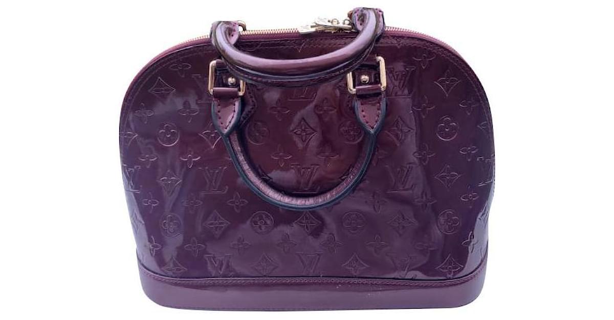 Louis Vuitton ALMA Purple Patent leather ref.439332 - Joli Closet