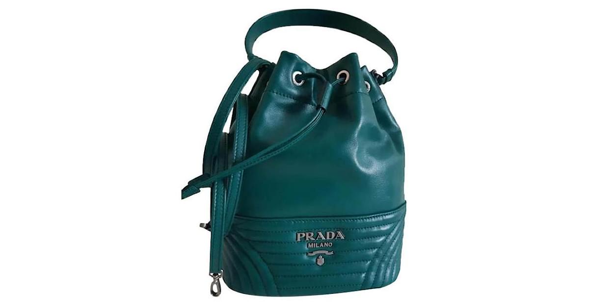 prada diagramme bucket bag