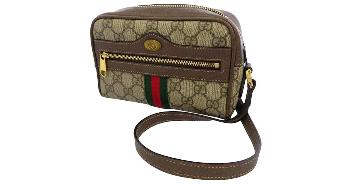 gucci crossbody gg supreme small brown