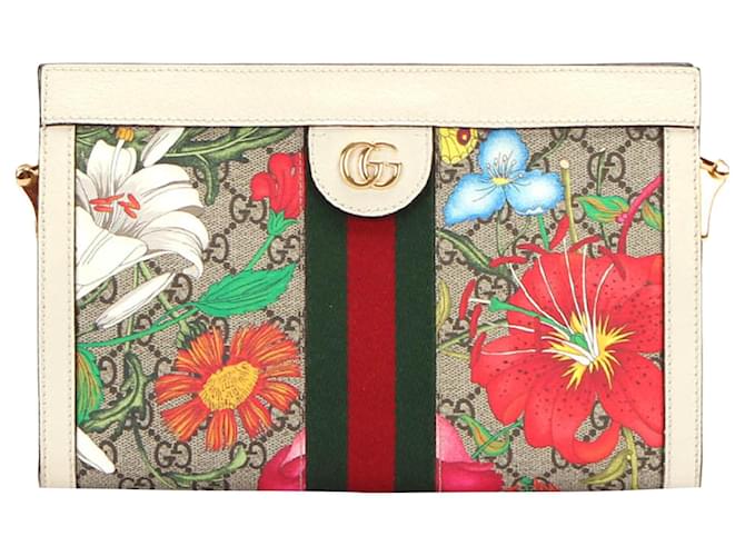 Gucci Bags Gucci Supreme Flora Gucci Flora GG Supreme White