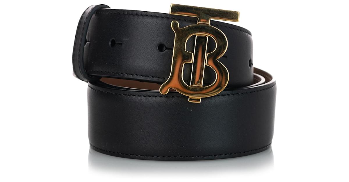 Burberry Women's TB Leather Belt