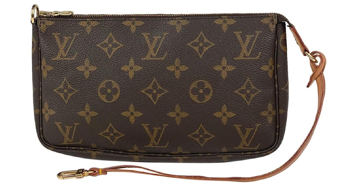 Used] Louis Vuitton Pochette Accessory Makeup Cosmetics Pouch Monogram  Brown M51980 Ladies Leather ref.441046 - Joli Closet