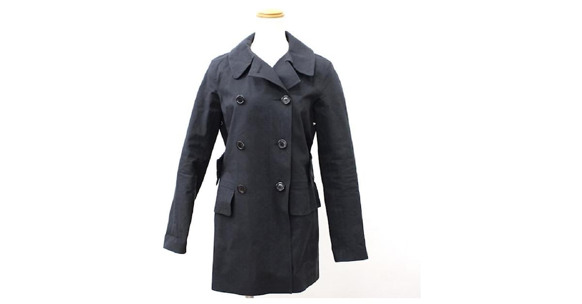 USED] Louis Vuitton Mackintosh Mackintosh Trench Coat Ladies Black Cotton  ref.441051 - Joli Closet