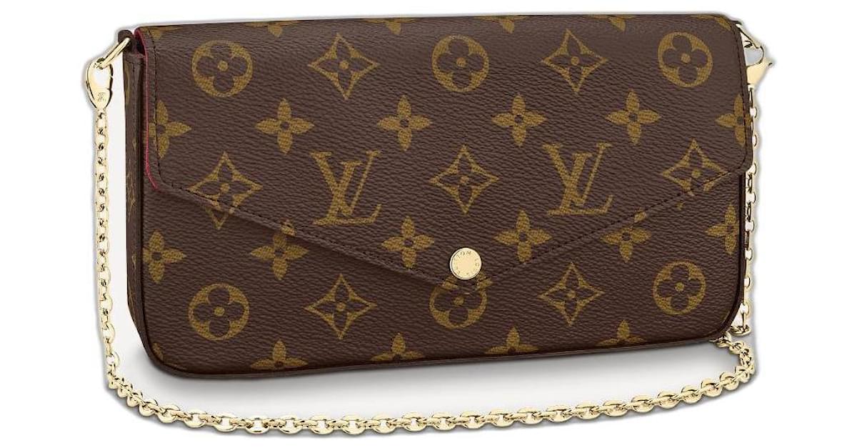 Louis Vuitton Felicie Monogram Brown Leather ref.486107 - Joli Closet