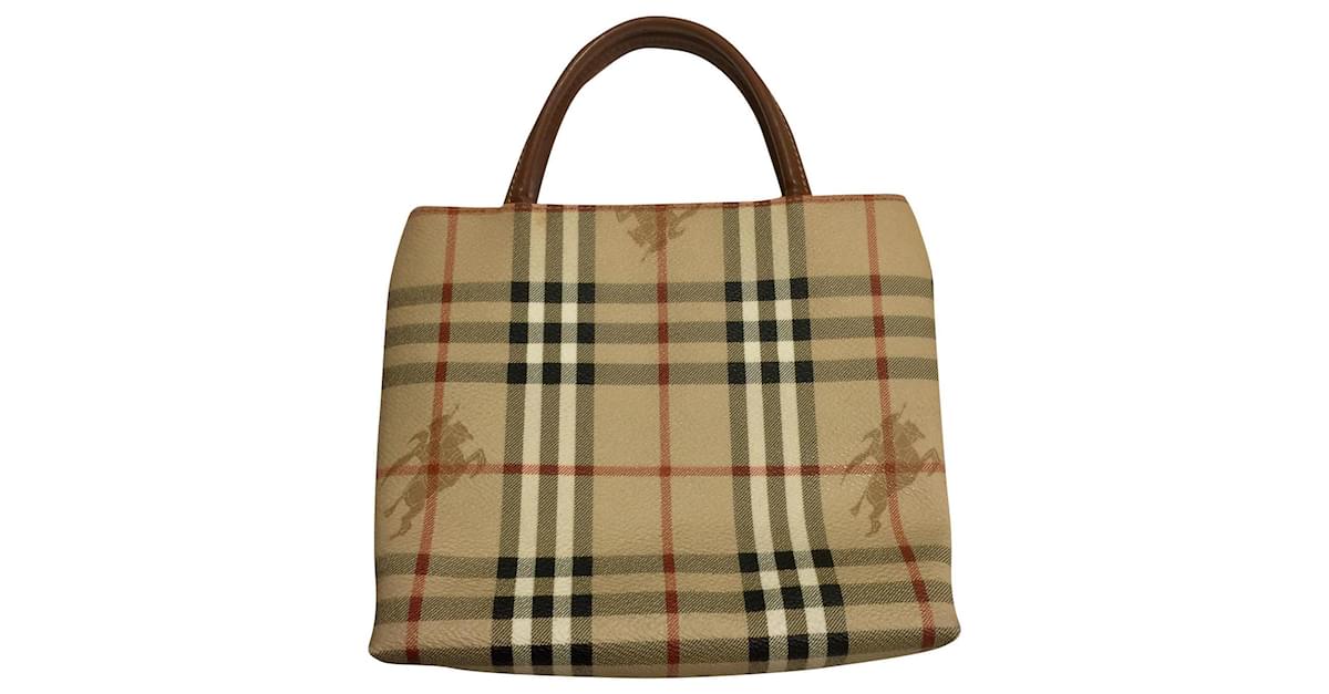 Burberry Heston Check bucket bag Multiple colors Cloth ref.538629 - Joli  Closet