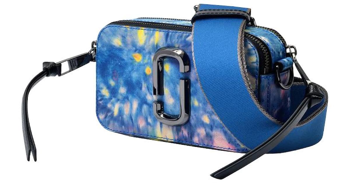 Marc Jacobs Snapshot Bag in Blue Leather ref.443784 - Joli Closet