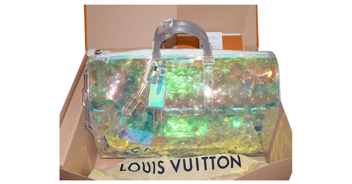FAKE LOUIS VUITTON Prism Keepall Duffle Bag 