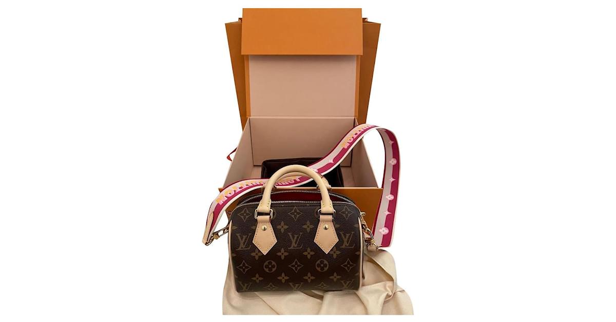 Louis Vuitton LV speedy 20 leather pink ref.915631 - Joli Closet