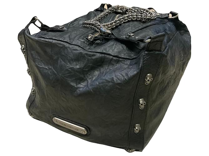 THOMAS WYLDE ボストンバック　スカル　シルバー　ブラック $_12.JPG?set_id=880000500F