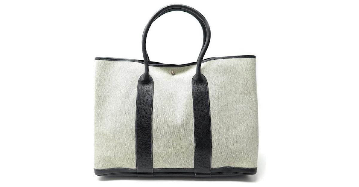 Hermès HERMES GARDEN PARTY TRAVEL BAG 49 CM LARGE IN CANVAS