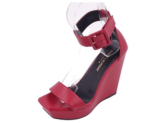 Saint Laurent Marca De La Suela Roja SAINT LAURENT PARIS Sandalias