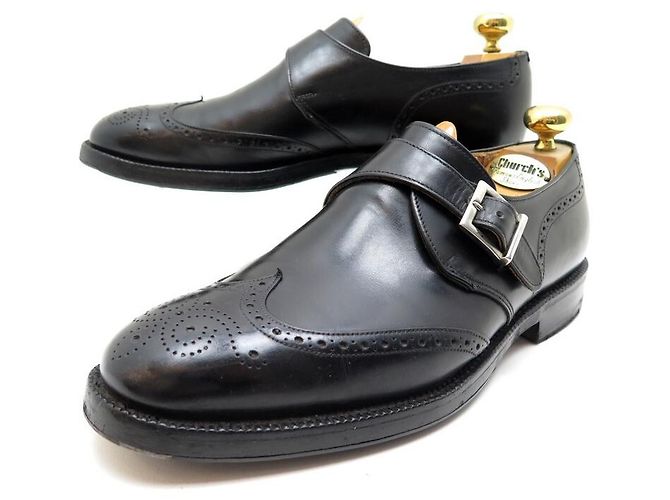 Chaussures Church's Halifax - Boucle, Cuir, Pointure 41,5 EU - Style Brogue élégant - Vintage, Excellent état - Pour Homme