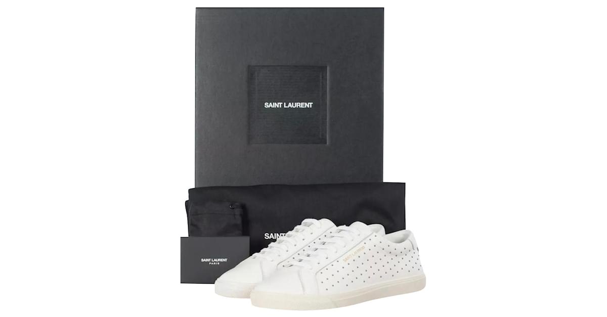 saint laurent andy studded sneaker