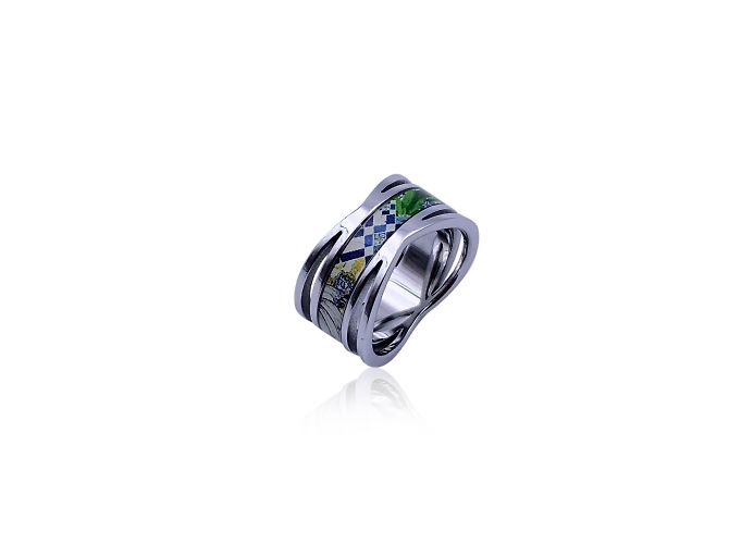 Bague ancienne 3 anneaux en or 18k – Bijou vintage – Pièce