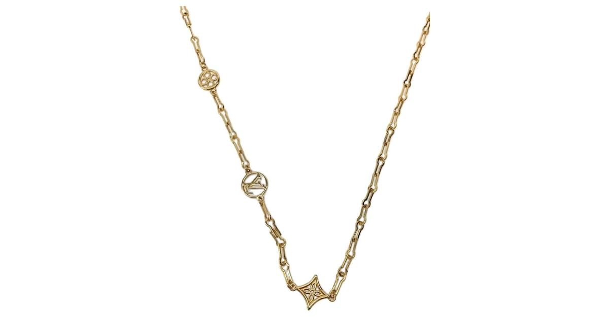 Authentic LOUIS VUITTON Collier Forever Young M69622 Necklace #260