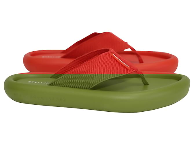 Stella Mc Cartney Stella McCartney Air Slide Sandals in Red