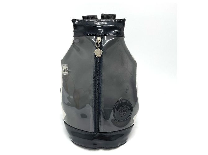 Used] VERSACE Versace Clear Bag Beach Medusa Backpack  display picture 1