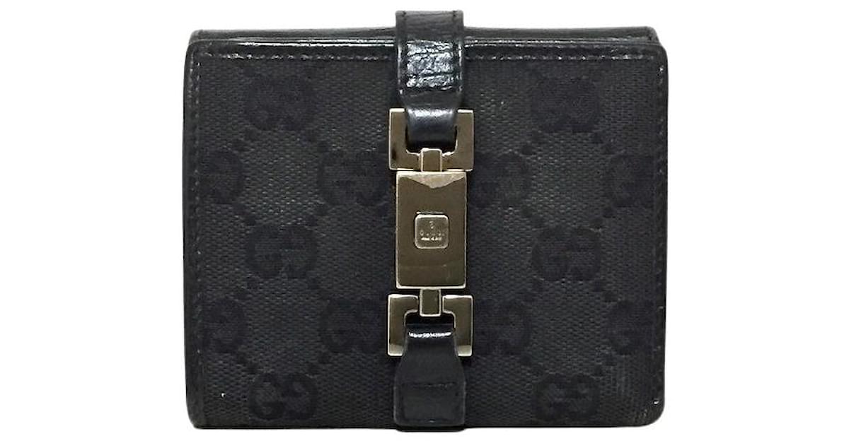 Gucci Jackie Black Leather ref.462368 - Joli Closet