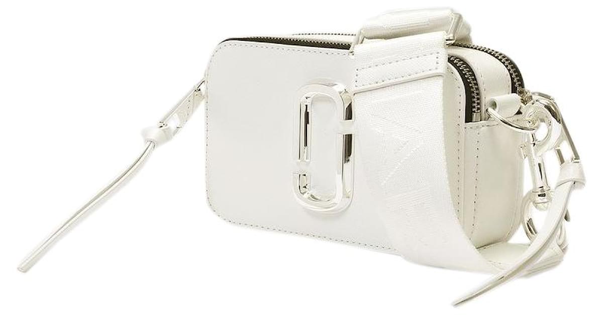 Leather handbag Marc Jacobs White in Leather - 27847328