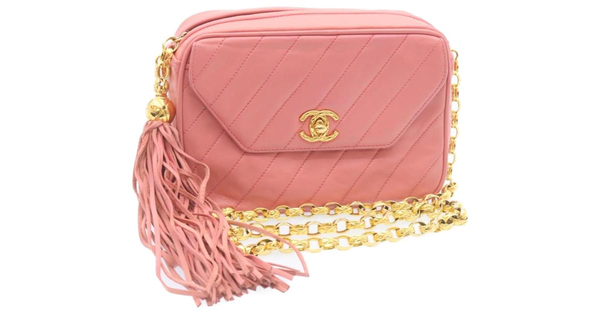 chanel shoulder bag pink