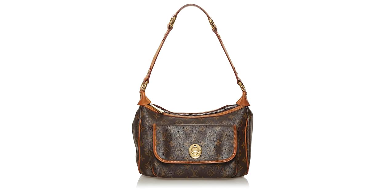 LOUIS VUITTON TIKAL GM Bag Monogram Canvas Brown Leather Cloth ref.462012 -  Joli Closet