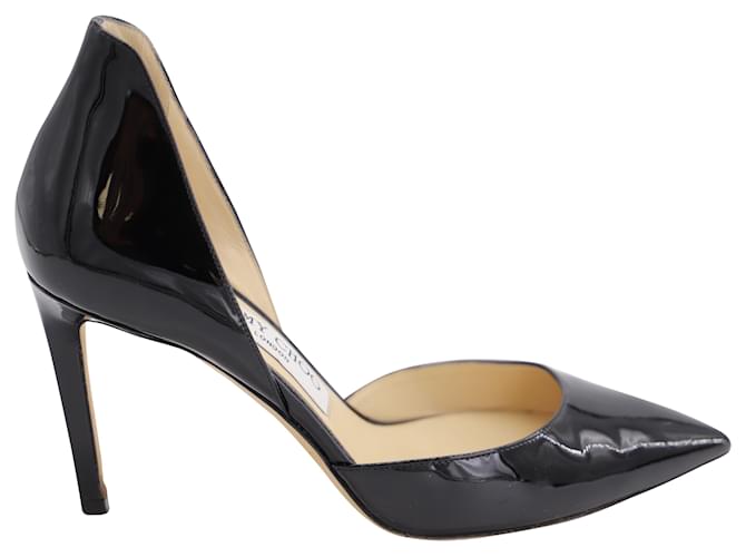 美品 JIMMY CHOO LUCY 100 ブラック 35 Black Suede Pointy Toe Pumps | Lucy 100 | Cruise 16 | JIMMY