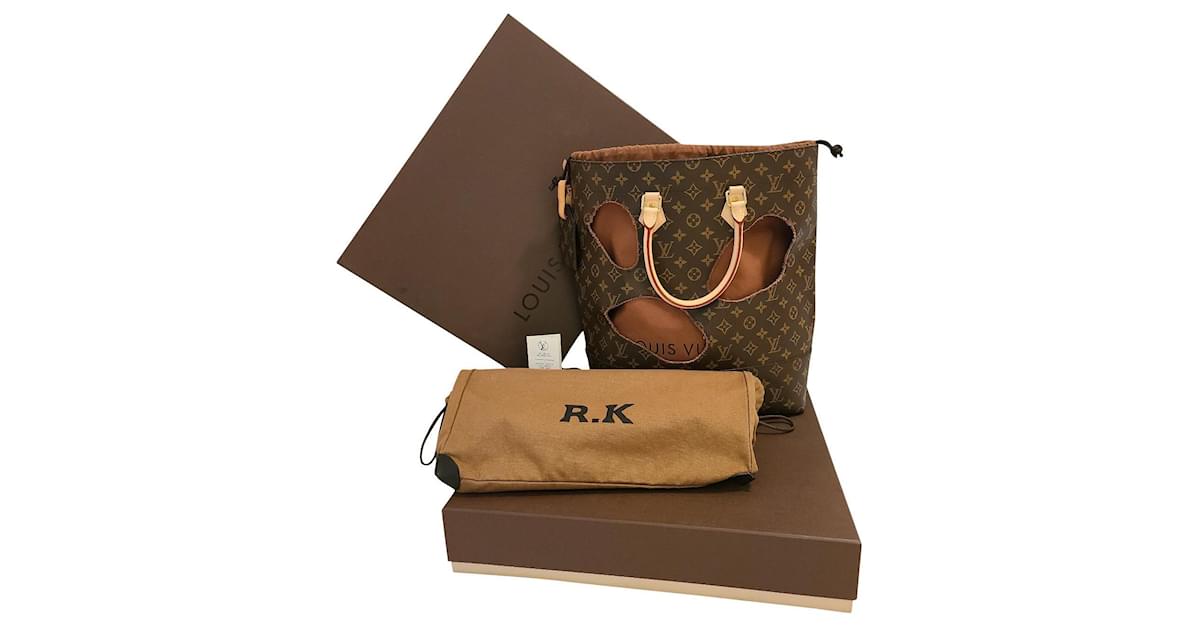 Plat by rei kawakubo cloth tote Louis Vuitton Brown in Cloth - 15042057