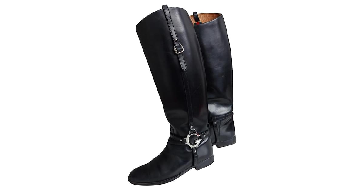 gucci wide calf boots