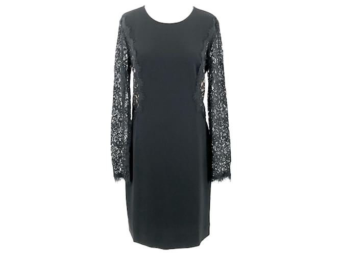 Robe Noire LulaRoe Avec Manches En Dentelle - Taille XL, Neuve Avec étiquettes