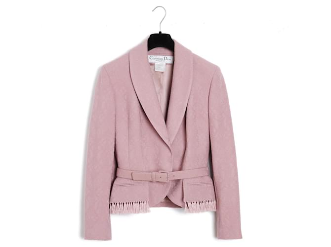 Dior Galliano 09E BAR EN38 PURPLE DAMASK Wool Joli Closet