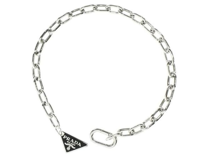 Used] PRADA Prada Bracelets and Bangle Ladies Silvery Silver