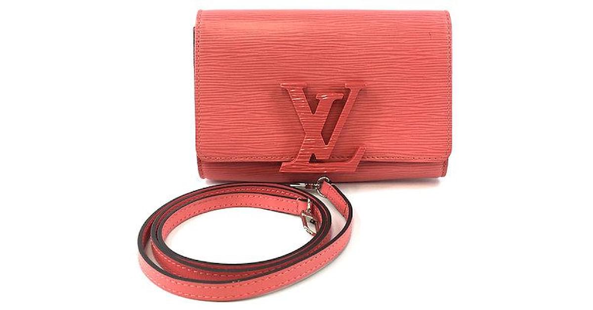 Louis Vuitton Coral Epi Louise Clutch