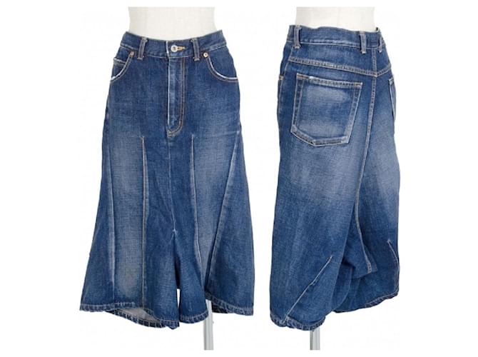 パンツ JUNYA WATANABE COMME des GARCONS S JUNYA WATANABE x Levi's Satin Pleats Switching Denim Pants