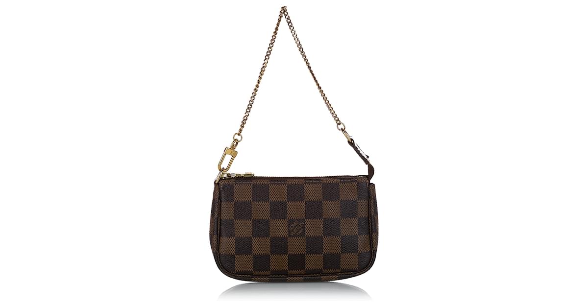 Louis Vuitton Mini Pochette Accessoires Brown Damier Ebene