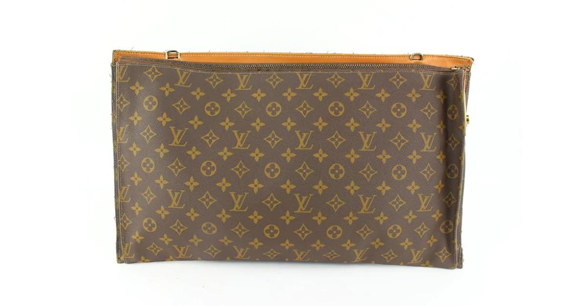 Louis Vuitton Rare Vintage Monogram Garment Bag Insert Pouch 6lz1209  Leather ref.480109 - Joli Closet