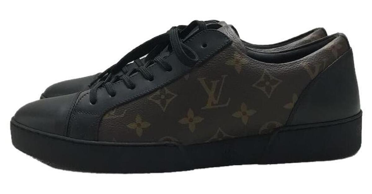 Louis Vuitton Sneakers Brown Black Leather ref.540015 - Joli Closet